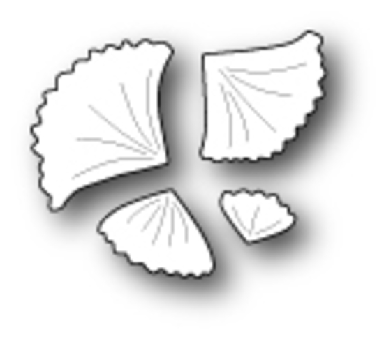 Poppystamps Die Little Gingko Leaves 1442 