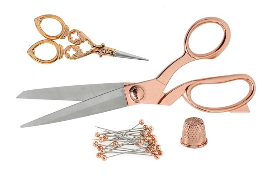 Birch Creative Premium Scissors Set 4pc ROSE GOLD