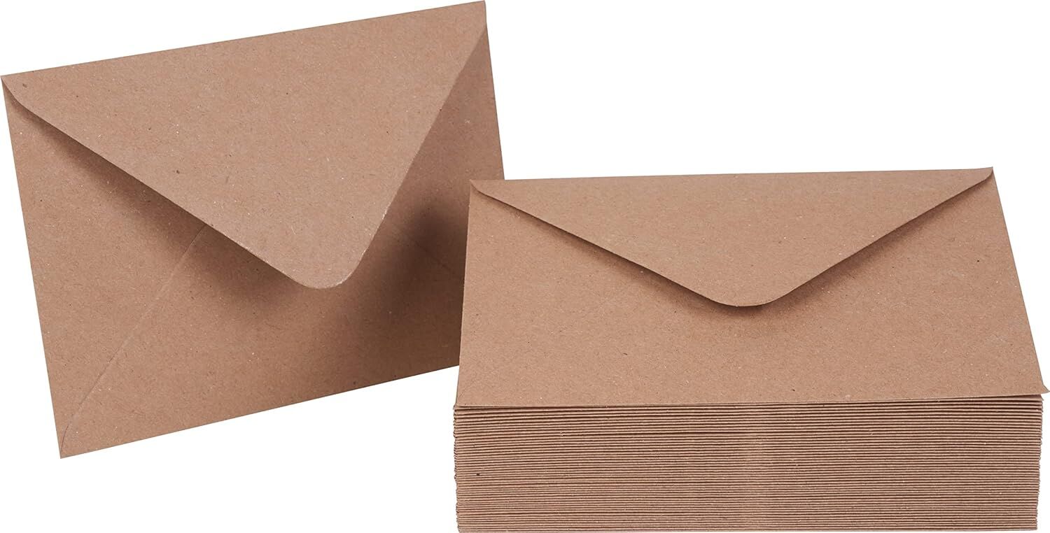 Craft UK Limited 50 Kraft C6 Envelopes