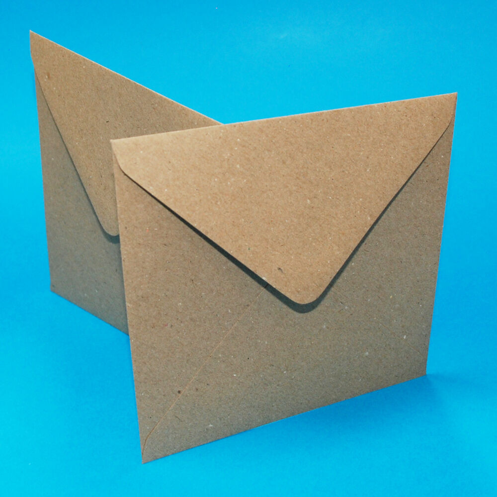 Craft UK Limited 50 Kraft 6x6 inch Envelopes
