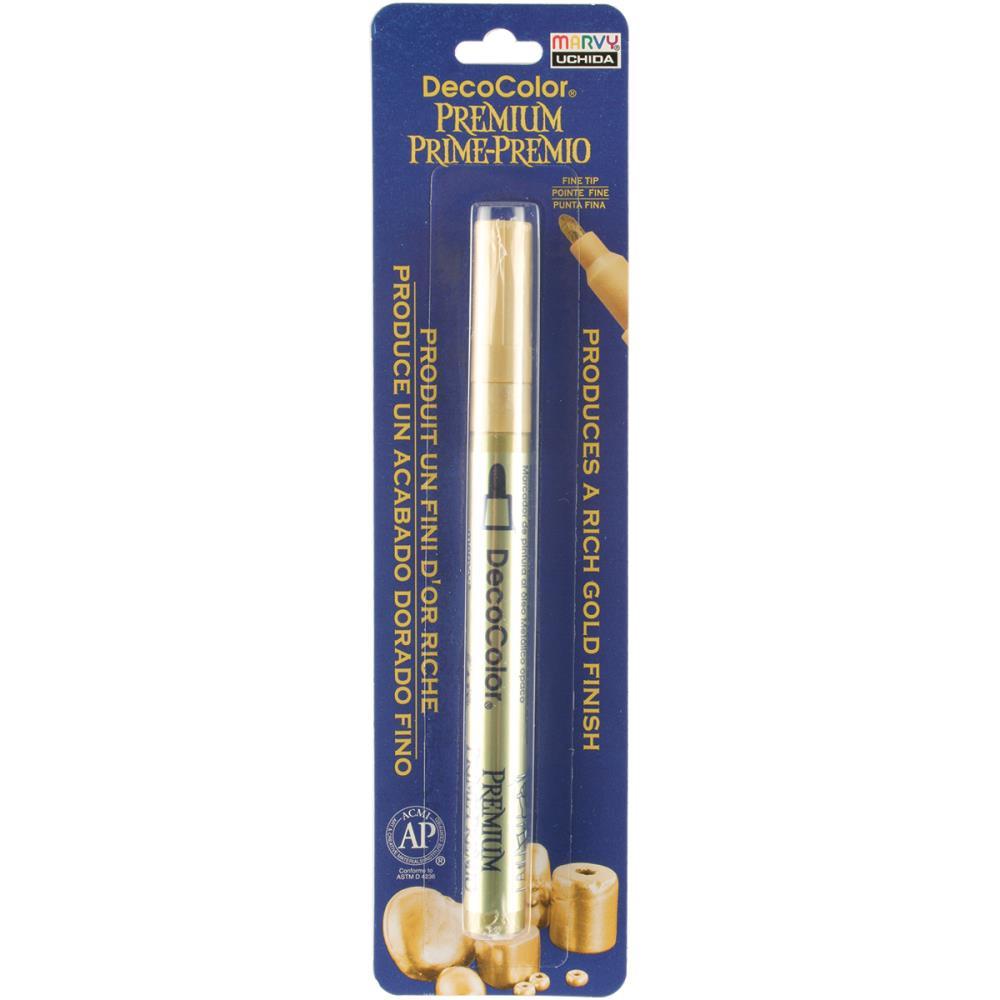 DecoColor Premium Fine Tip Paint Marker Gold 