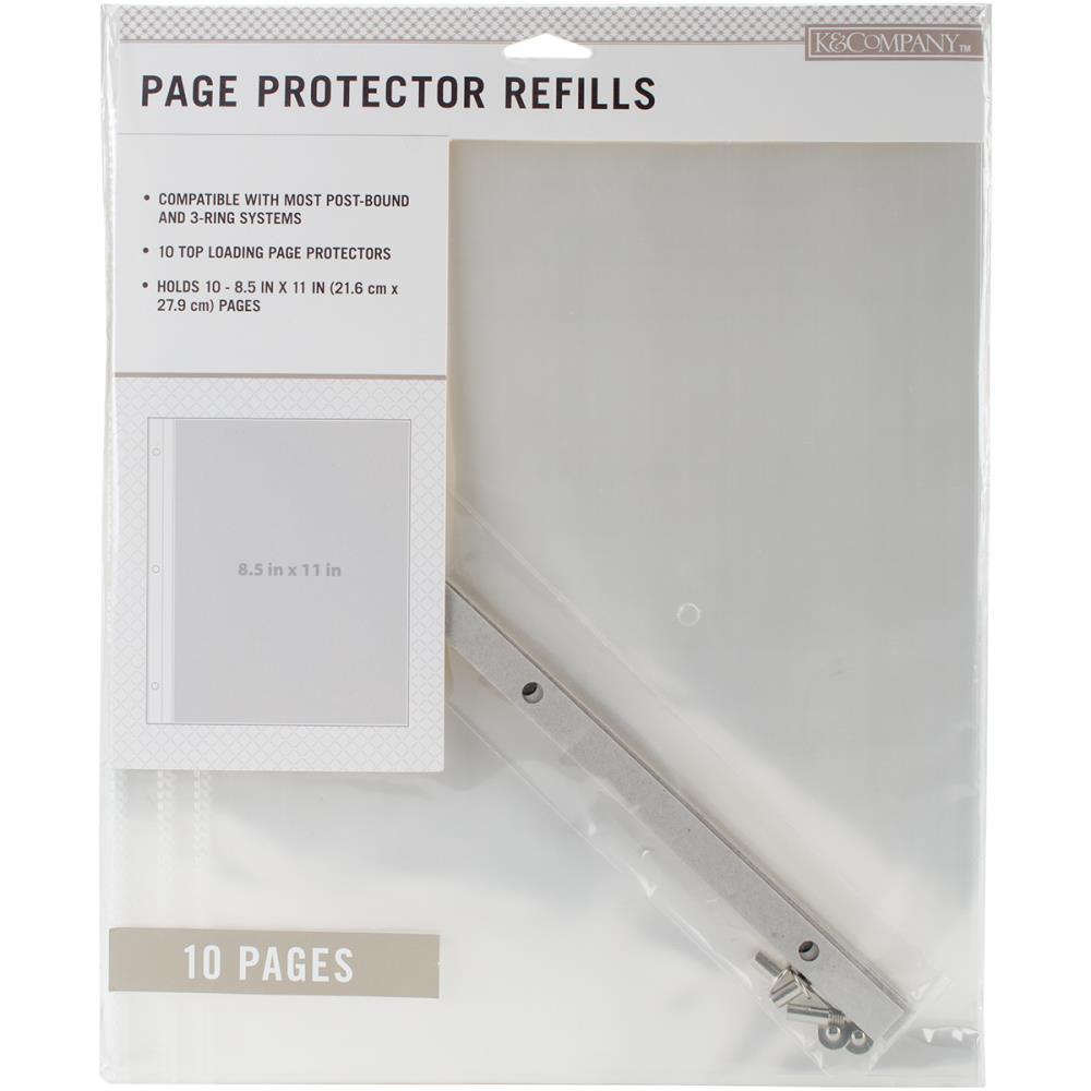8.5x11 Inch Album Refills Photo Sleeve 10 Pack
