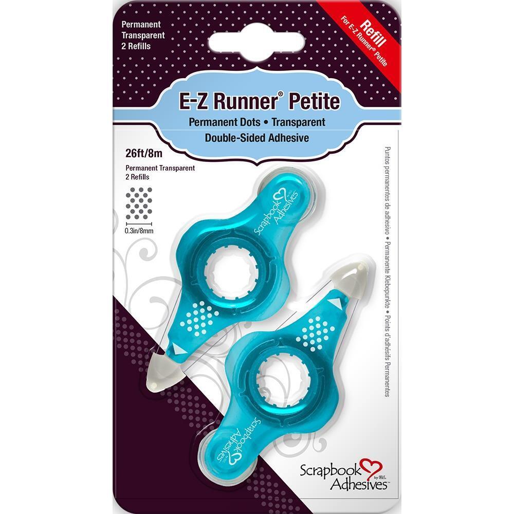 Scrapbook Adhesives E-Z Runner Adhesive Petite Dots Permanent Refills 2/pk