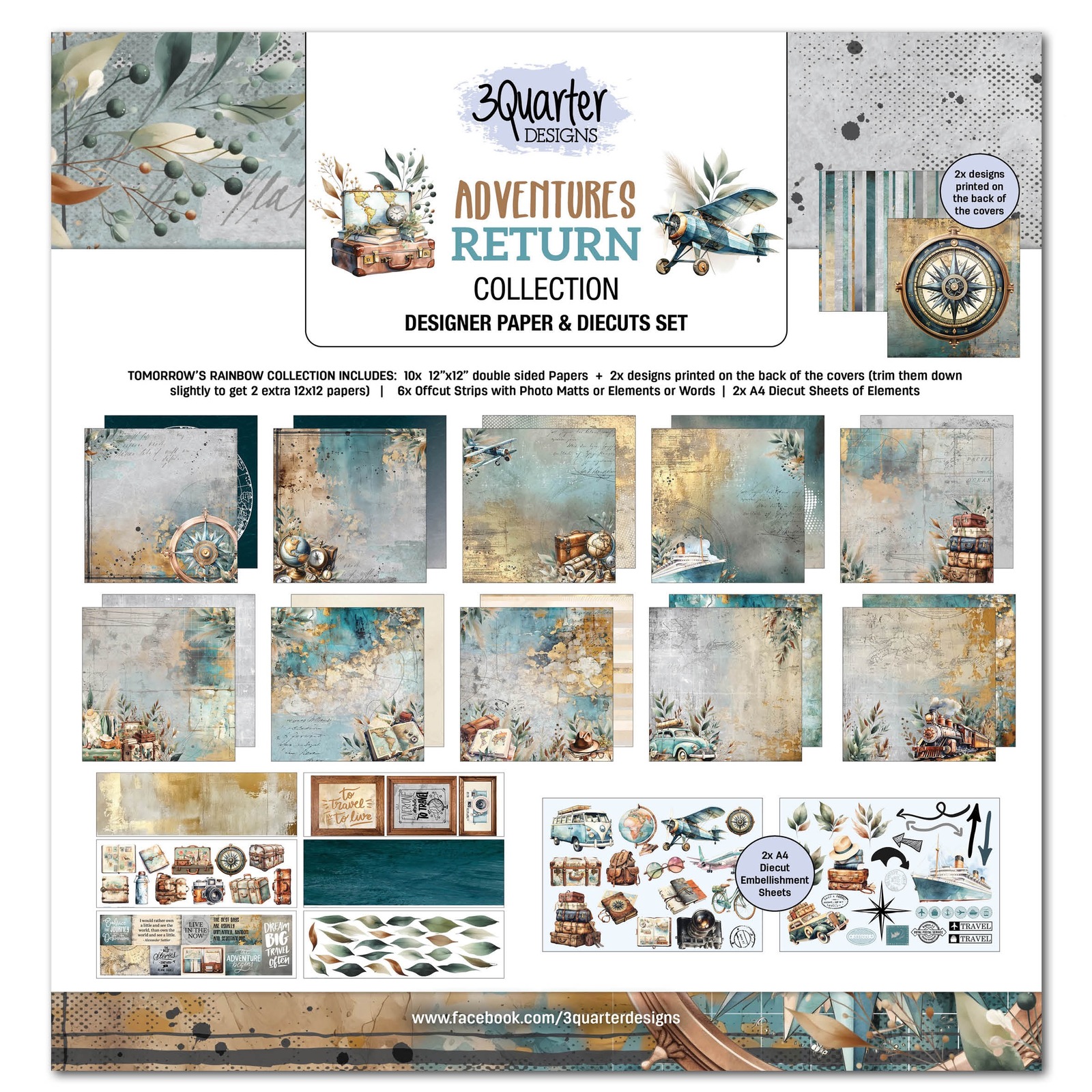 3Quarter Designs- Adventures Return - Collection Pack