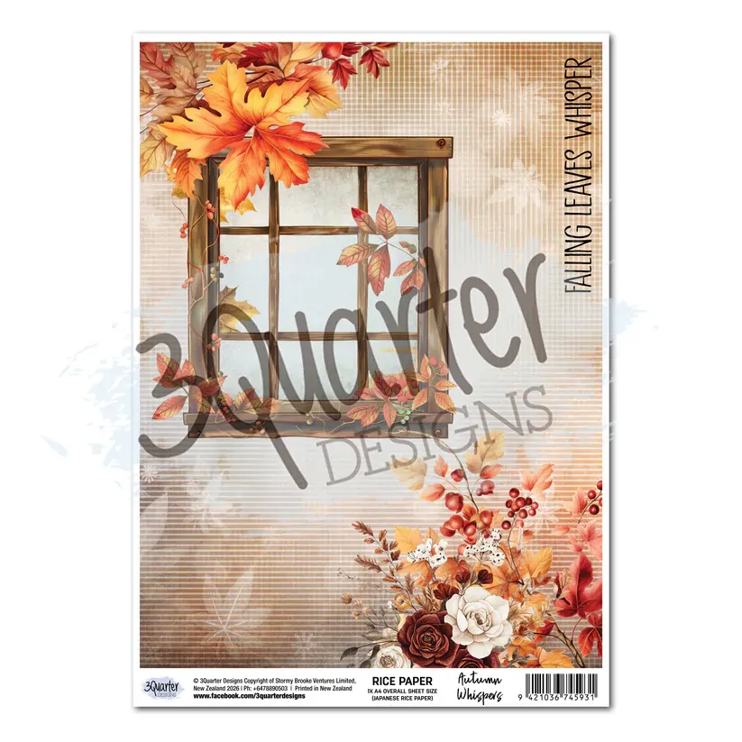 3Quarter Designs - Autumn Whispers - Rice Paper
