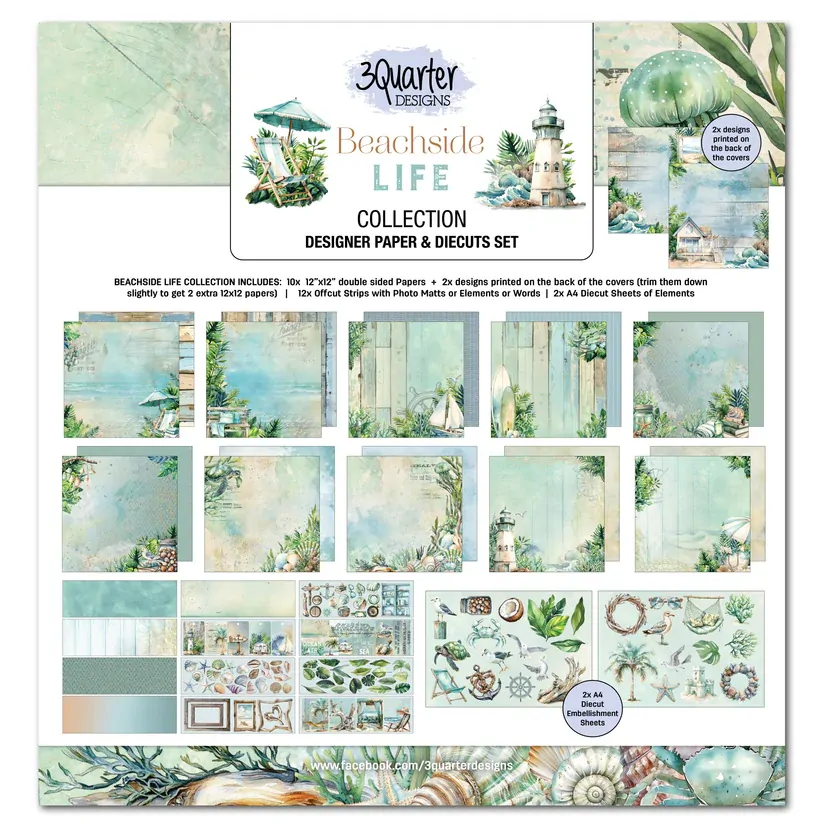 3Quarter Designs - Beachside Life - Collection Pack