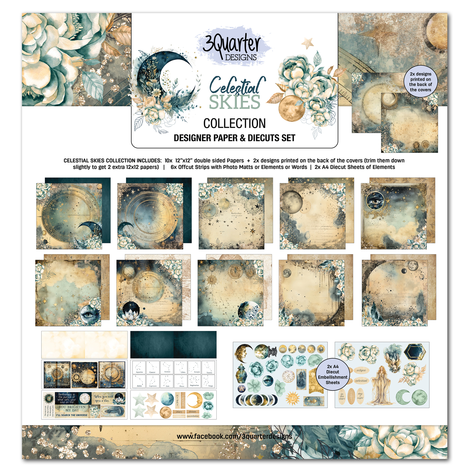 3Quarter Designs - Celestial Skies - Collection Pack