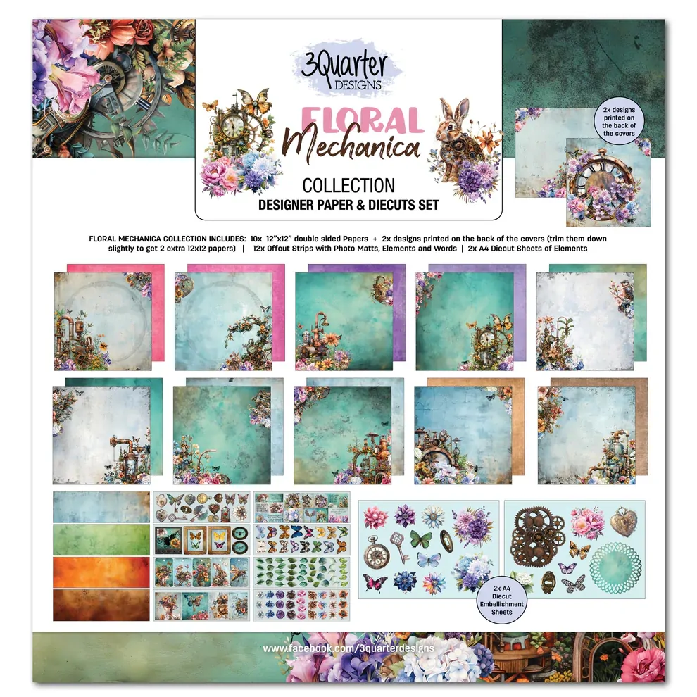 3Quarter Designs - Floral Mechanica - Collection Pack
