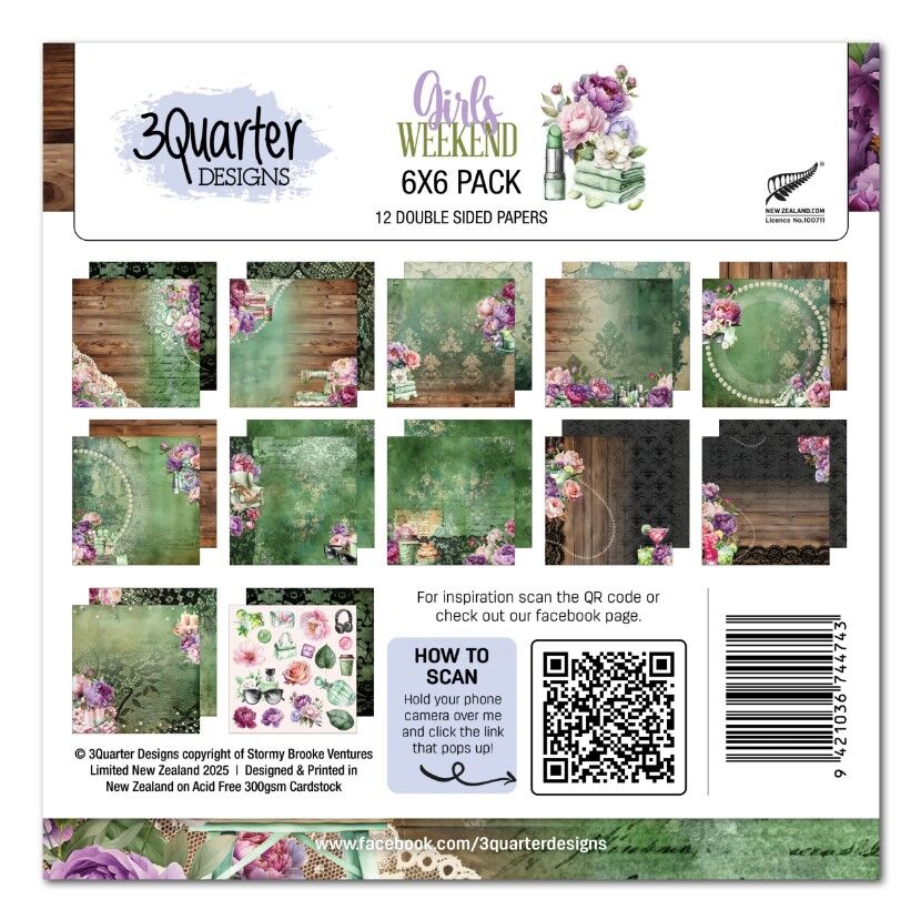 3Quarter Designs - Girls Weekend - 6x6 Pack