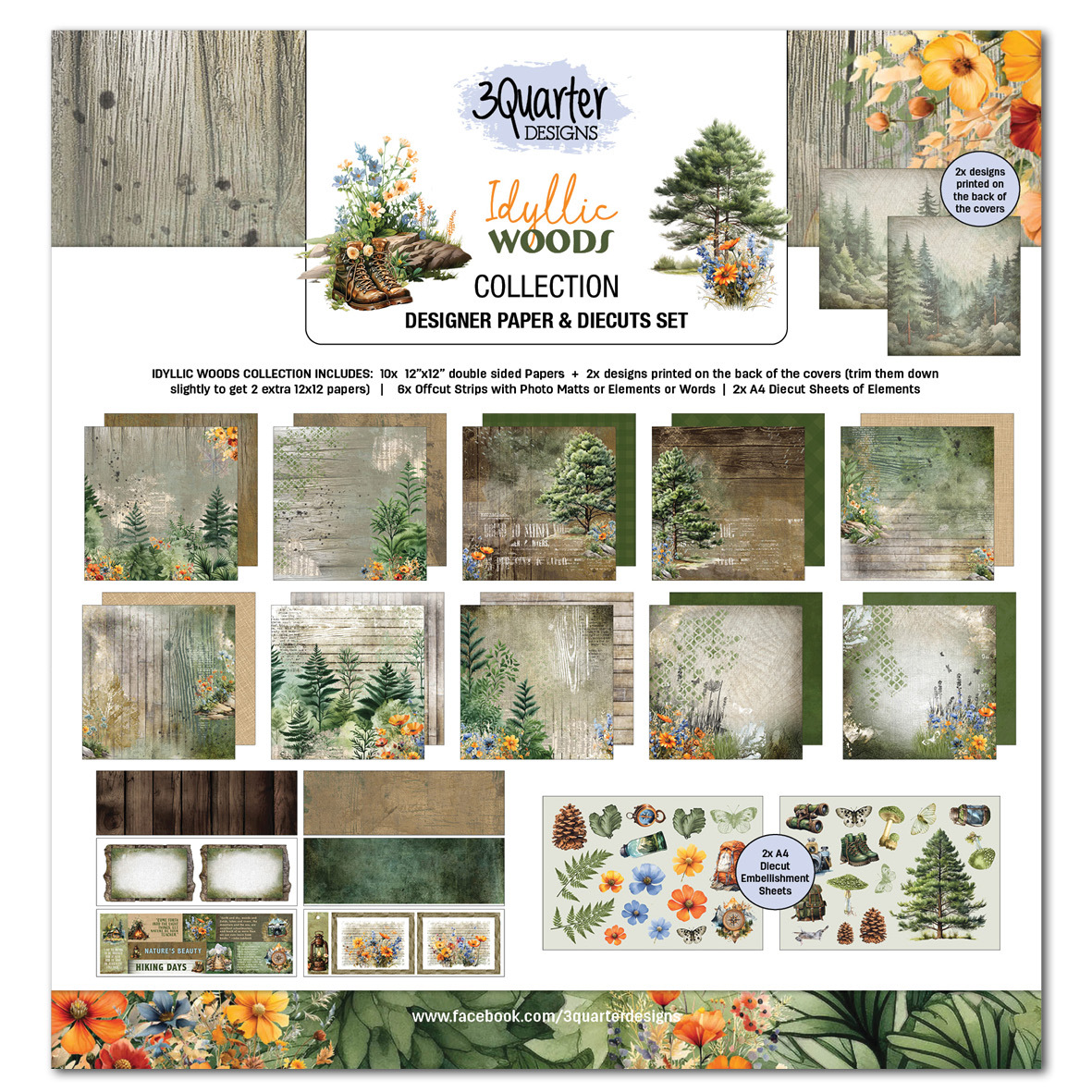 3Quarter Designs- Idyllic Woods - Collection Pack