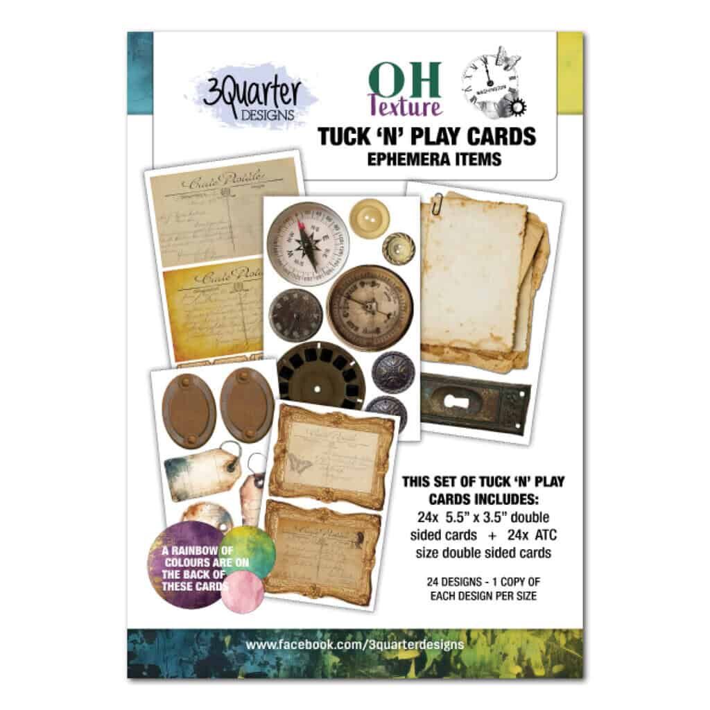 3Quarter Designs - Oh Texture - Tuck n Play Cards
