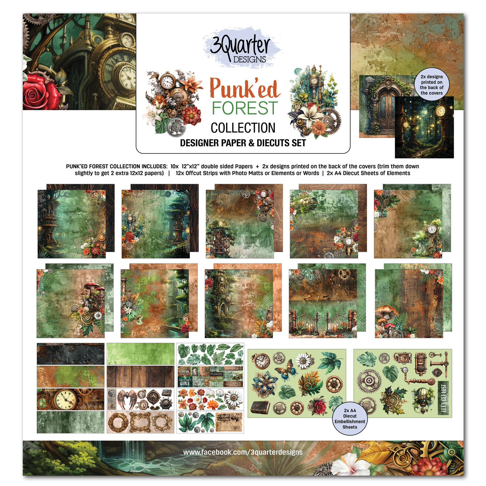 3Quarter Designs - Punk’ed Forest - Collection Pack