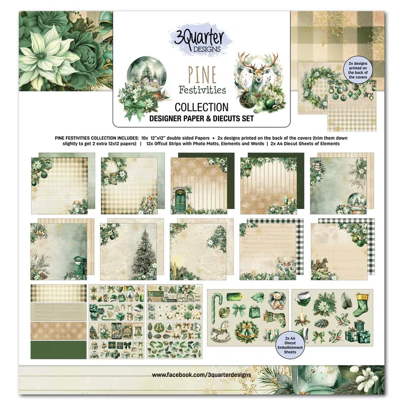 3Quarter Designs - Pine Festivities - Collection Pack