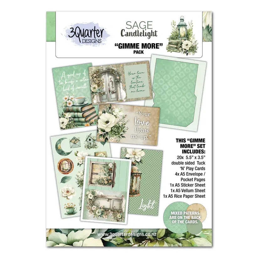 3Quarter Designs - Sage Candlelight - Gimme Mores