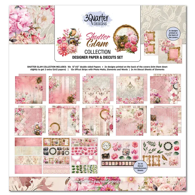 3Quarter Designs - Shutter Glam - Collection Pack