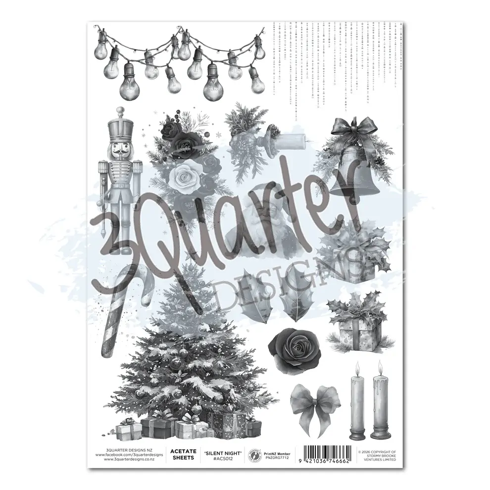 3Quarter Designs - Silent Night - Acetate