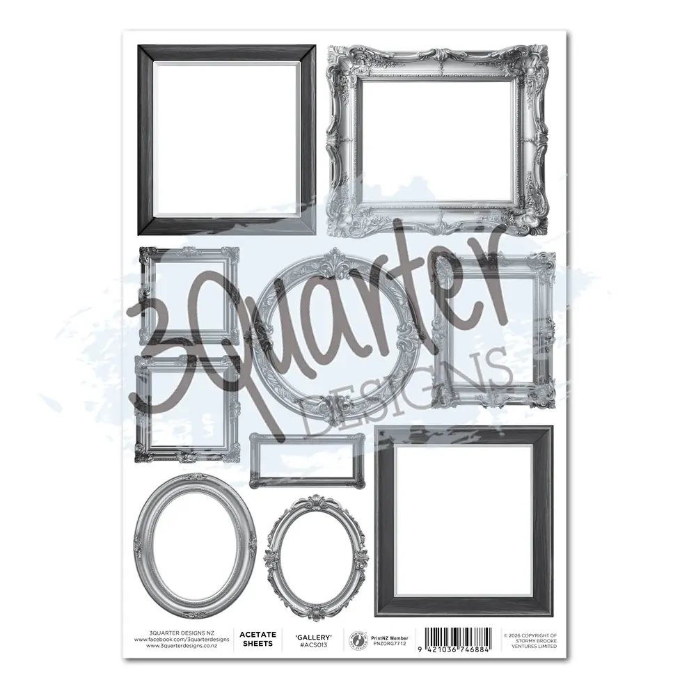 3Quarter Designs - Timeless Gallery - Acetate