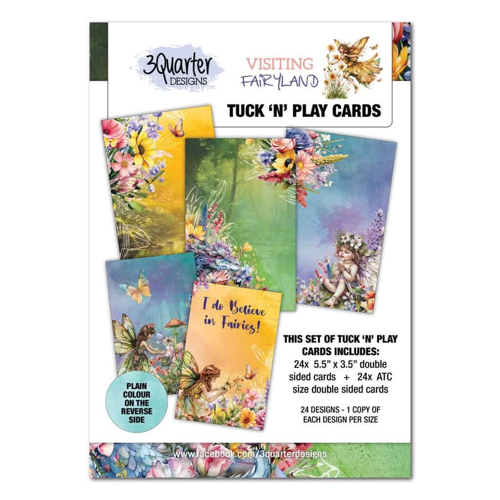3Quarter Designs - Visiting Fairyland - Tuck n Play Cards