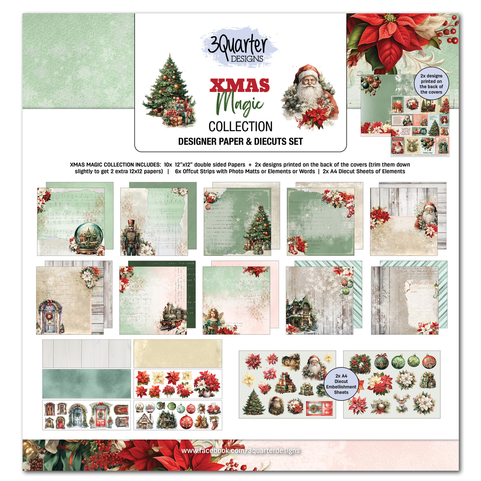 3Quarter Designs- Xmas Magic - Collection Pack