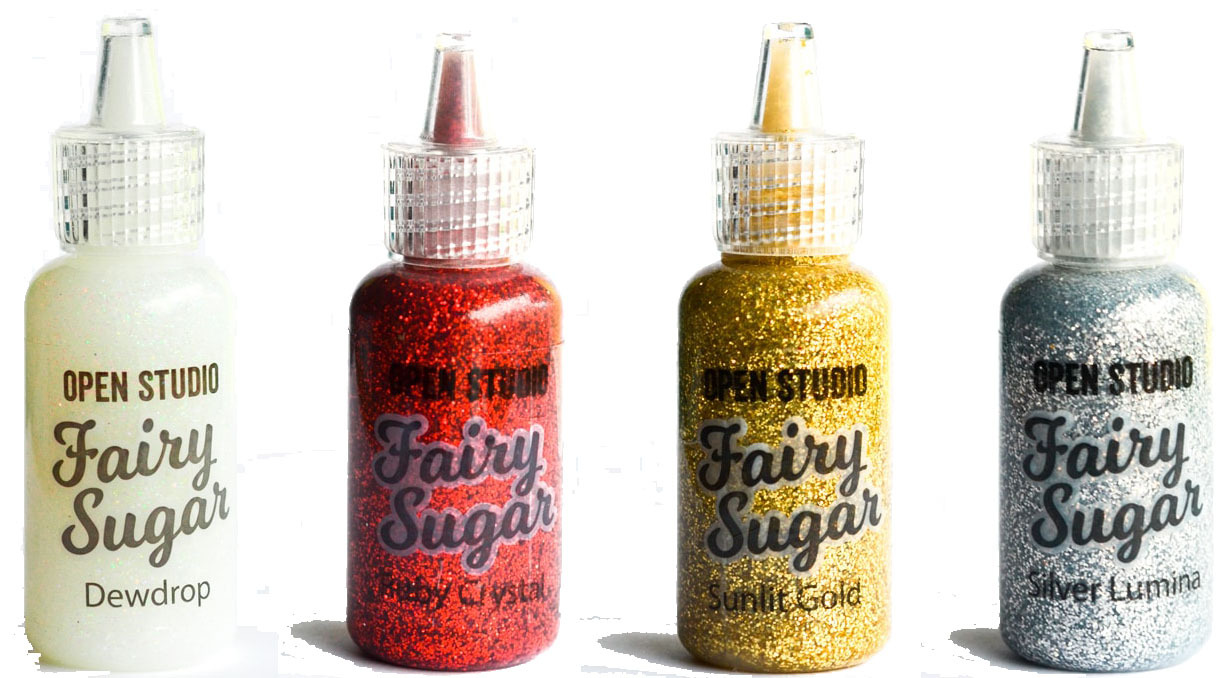 Memory Box Open Studios Dewdrop Glitter Glue Fairy Sugar 4pk