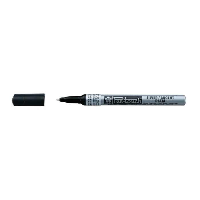 Sakura Pen-Touch Paint Marker Fine 1mm, Silver