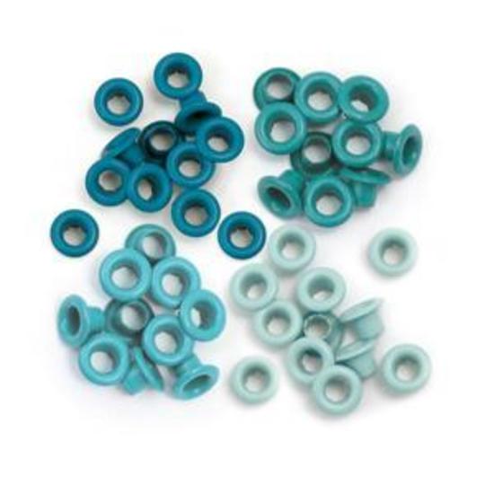 We R Memory Keepers Crop-A-Dile 60 Eyelets Aqua 