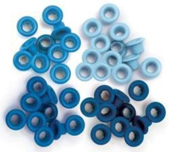 We R Memory Keepers Crop-A-Dile 60 Eyelets Blue 