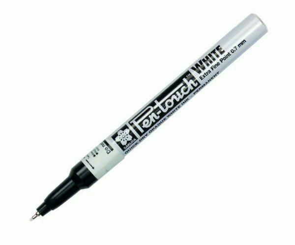Sakura Pen Touch Paint Marker 0.7mm Extra Fine Point White 42100