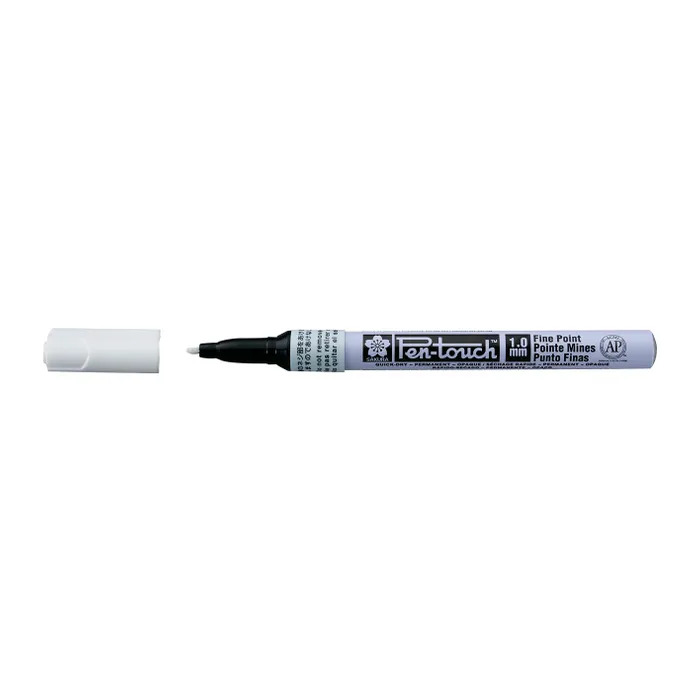 Sakura Pen Touch Paint Marker 1mm Fine Point White 42300