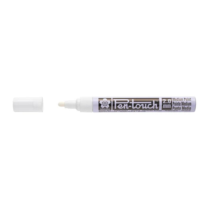 Sakura Pen Touch Paint Marker 2mm Medium Point White 42500