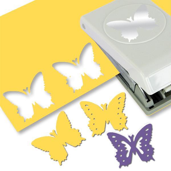 EK Success Paper Shapers Slim Profile Layering Punch Butterfly