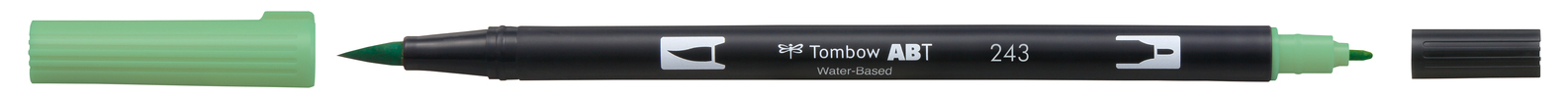 Tombow Dual Brush Pen - Mint - 243