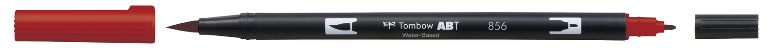 Tombow Dual Brush Pen - Poppy Red - 856