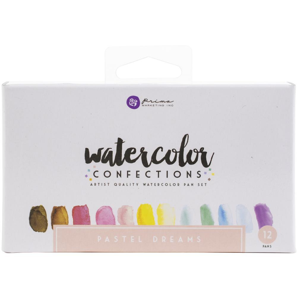 Prima Watercolour Confections Watercolour Pans Pastel Dreams 12pk