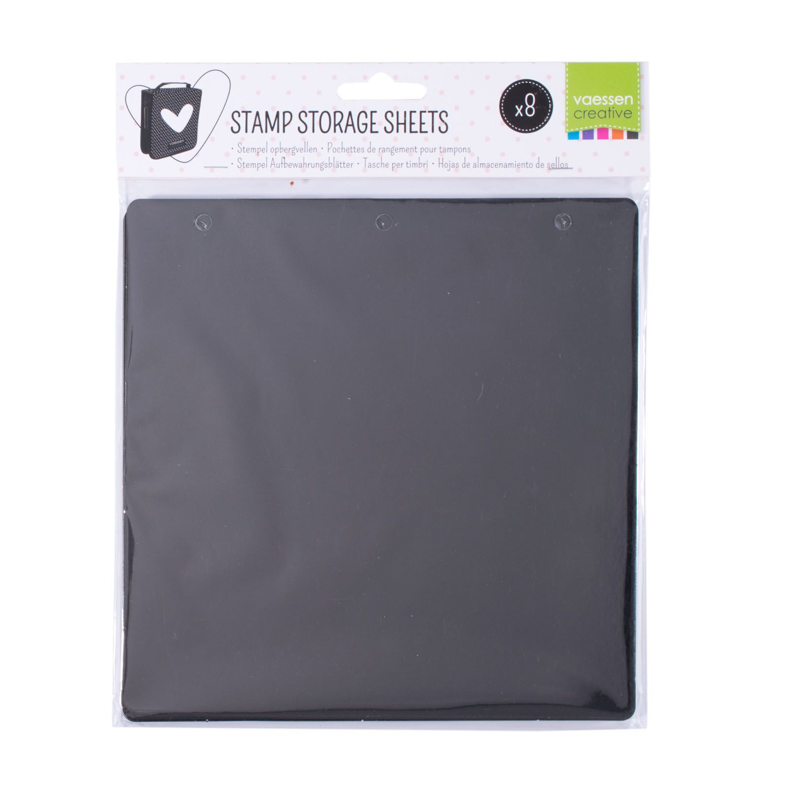 Vaessen Creative Stamp storage sheets 8pcs