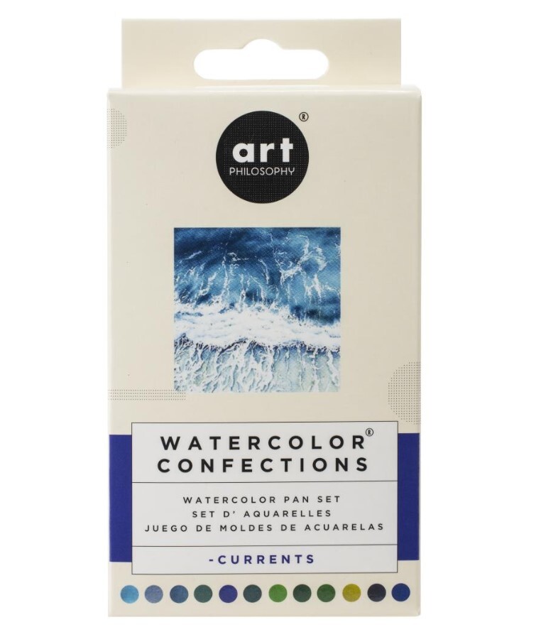 Prima Watercolour Confections Watercolour Pans Currents 12pk