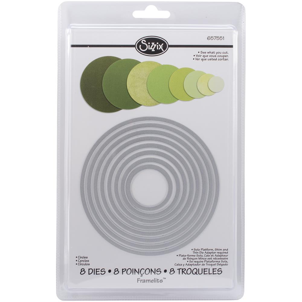 Sizzix Framelits Die Circles 8/PK 657551