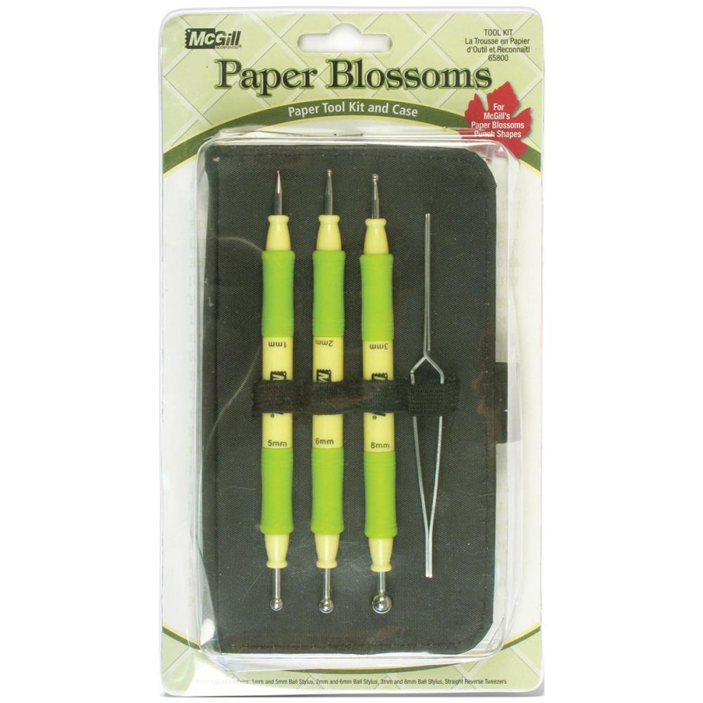 MCGILL Paper Blossoms Paper Embossing Tool Kit and Case