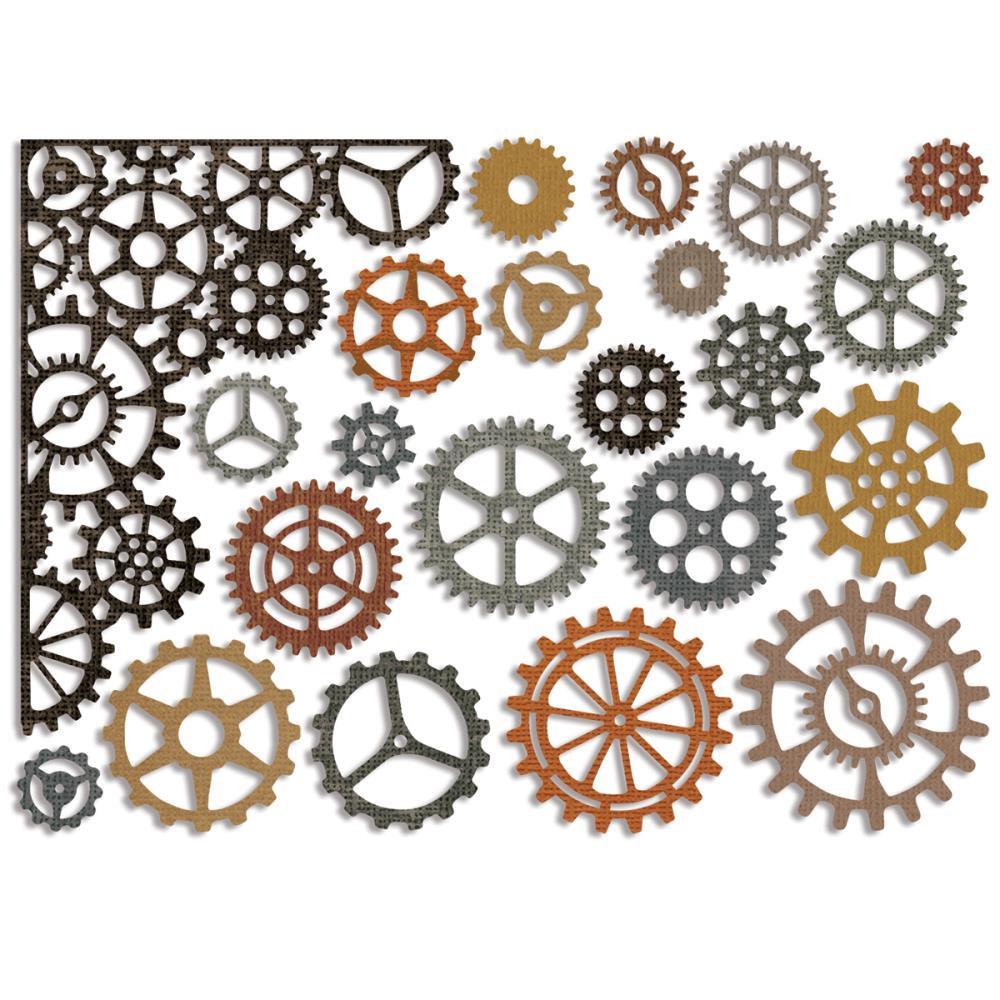 Sizzix Thinlits Dies Gearhead 661184