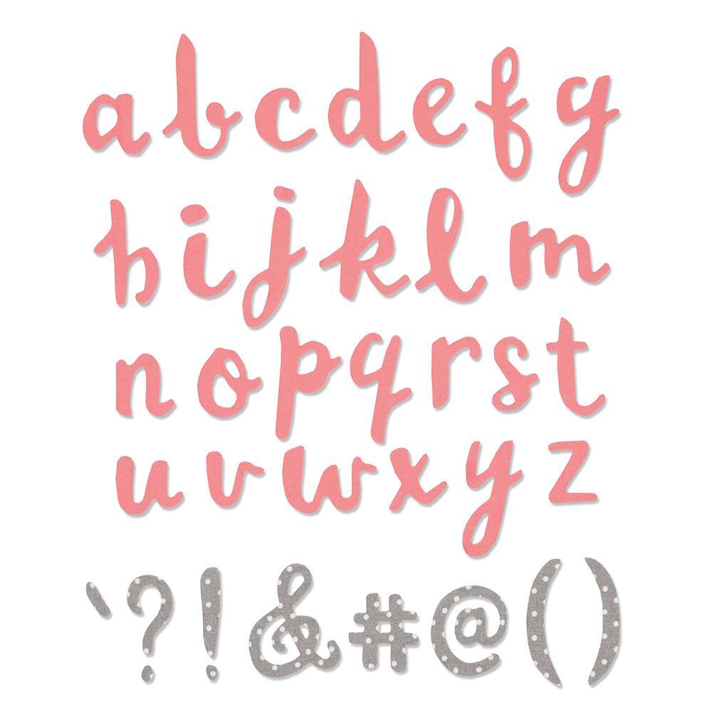 Sizzix Bigz XL Dies Alphabet 662967