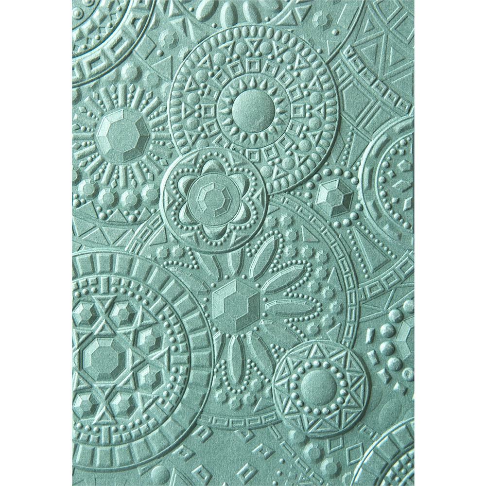 Sizzix 3D Embossing Folder Textured Impressions Mosaic Gems