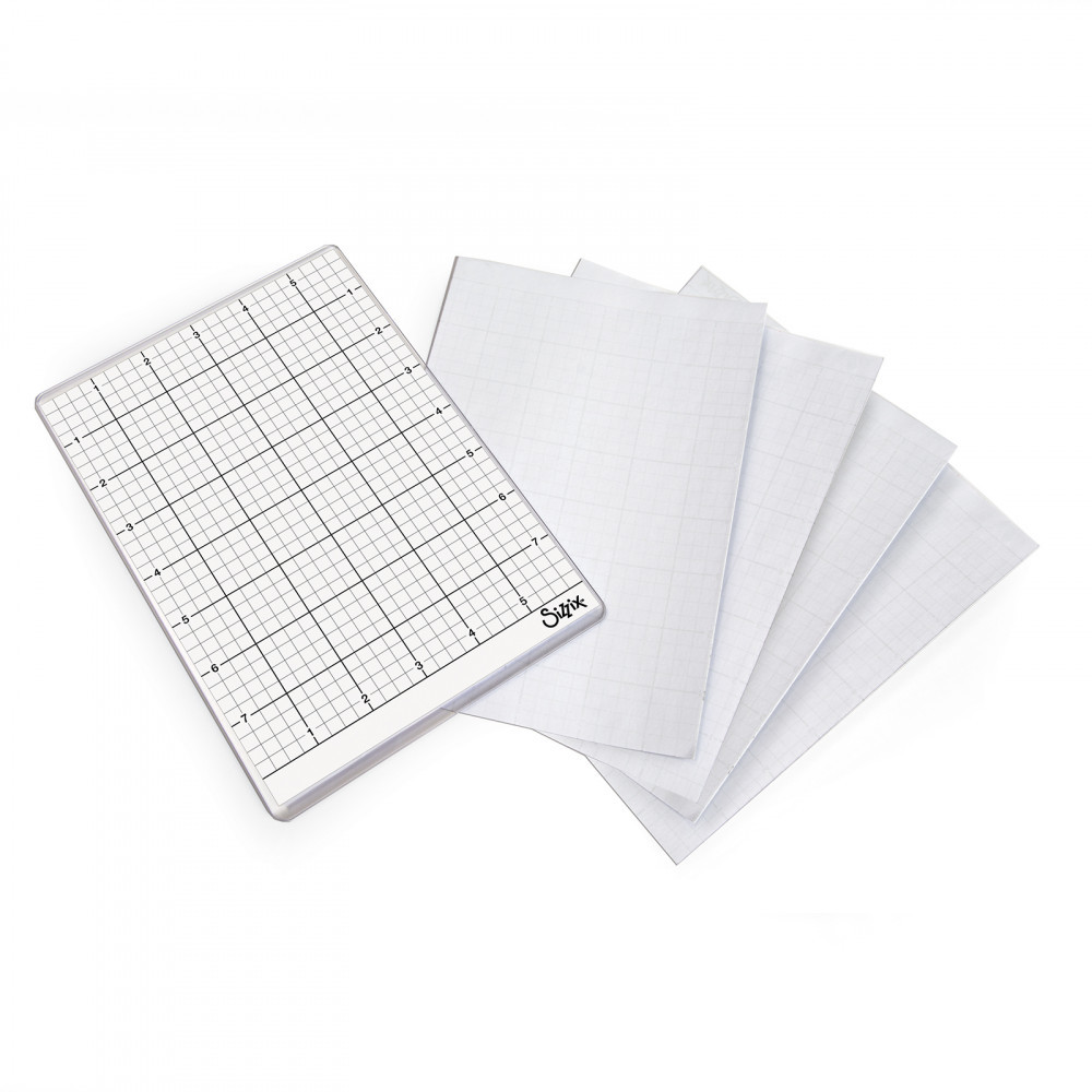 Sizzix Big Shot Sticky Grid 6 x 8.5in 5pk 663533