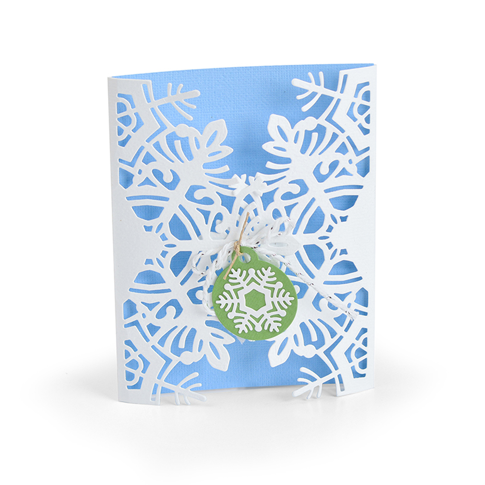 Sizzix Thinlits Die Set 4pk Snowflake Card Wrap 663606