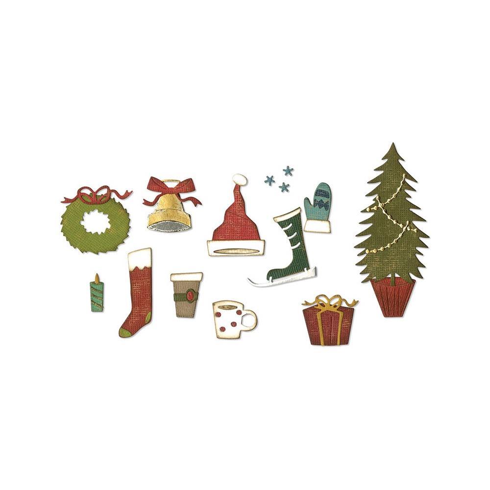 Sizzix Tim Holtz Thinlits Die Set Festive Things 664191