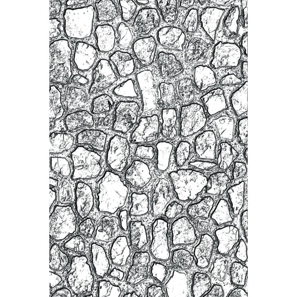 Sizzix Tim Holtz 3D Texture Fades Embossing Folder Mini Cobblestone 665461