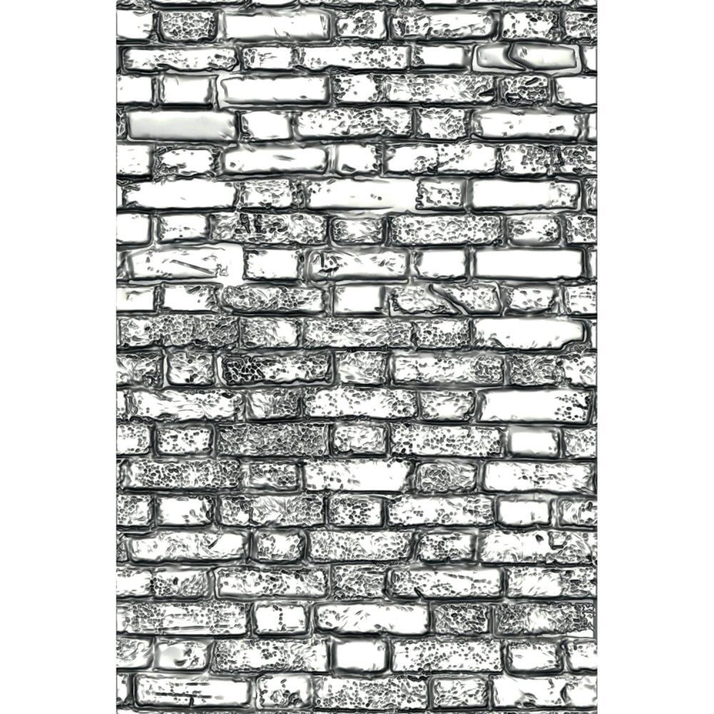 Sizzix Tim Holtz 3D Texture Fades Embossing Folder Mini Brickwork 665462