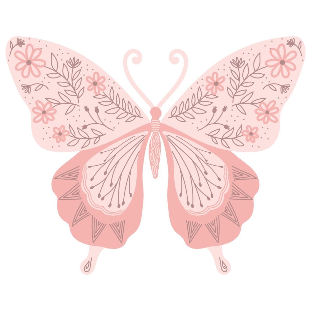 Sizzix Layered Clear Stamps Set 3PK - Decorated Butterfly by Lisa Jones 665833