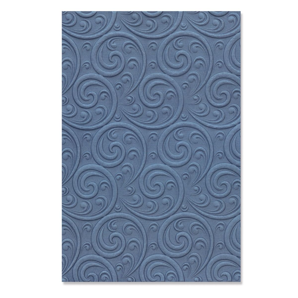 Sizzix 3-D Textured Impressions Embossing Folder - Ornamental Spiral by 666054