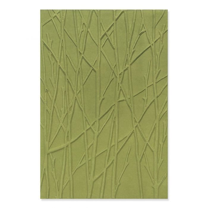 Sizzix Multi-Level Textured Impressions Embossing Folder Forest Scene