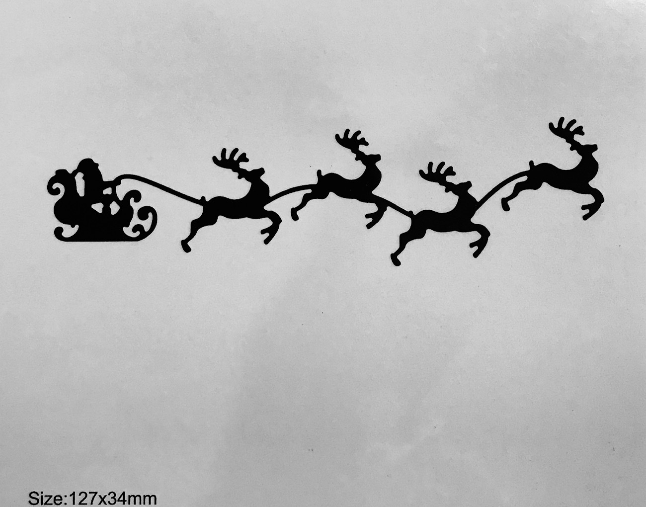 Crafts4U Die Flying Santa Sleigh